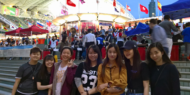 TSMG students gain an insight on event management at Hong Kong Sevens