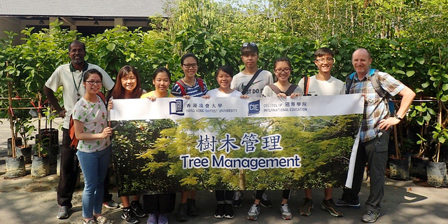 树木管理同学于新加坡接受专业培训