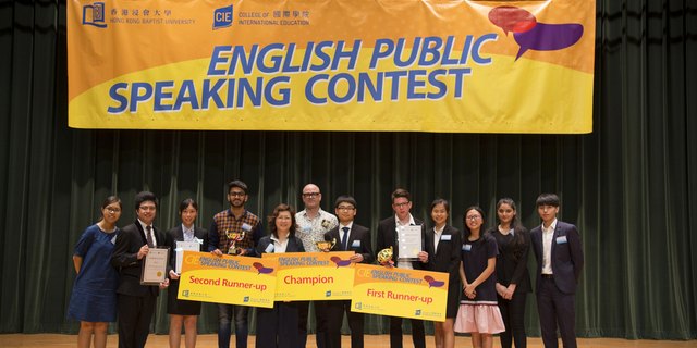 CIE English Public Speaking Contest discovers young elocutionists
