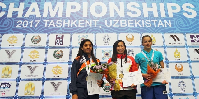SPRS student wins 2 gold and 1 bronze at the 9th Asian Age Group Swimming Championship
