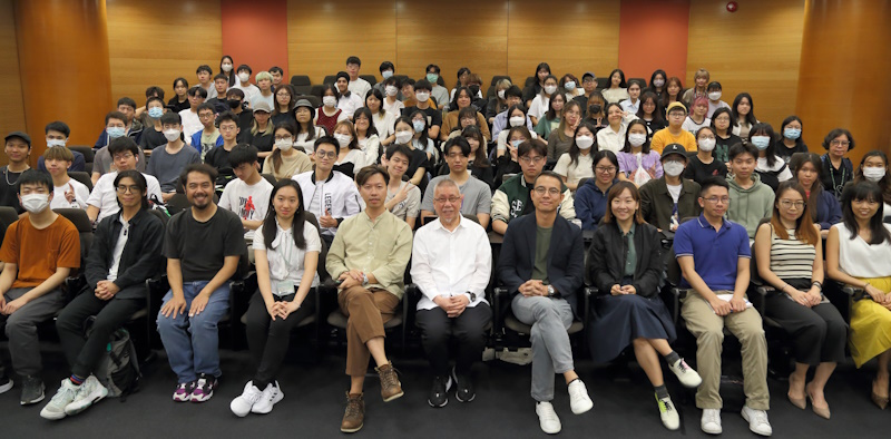 靳埭強博士親臨國際學院暢談設計與創作之路