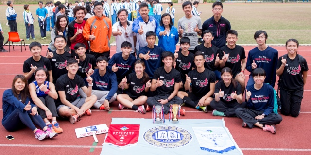 國際學院同學勇奪大專周年陸運會徑賽冠軍