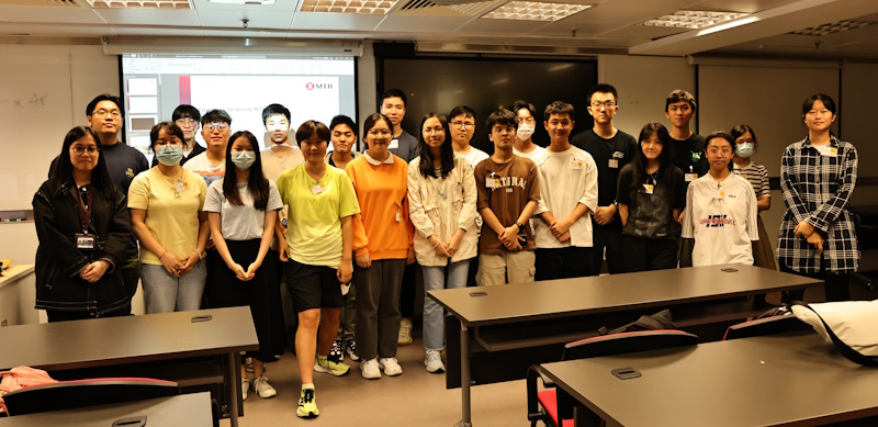Students from the Division of Arts and Languages visit MTR Corporation and learn about public transportation service