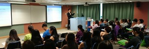 CIE joins HKBU Info Day to share the new development of AD and UG programmes