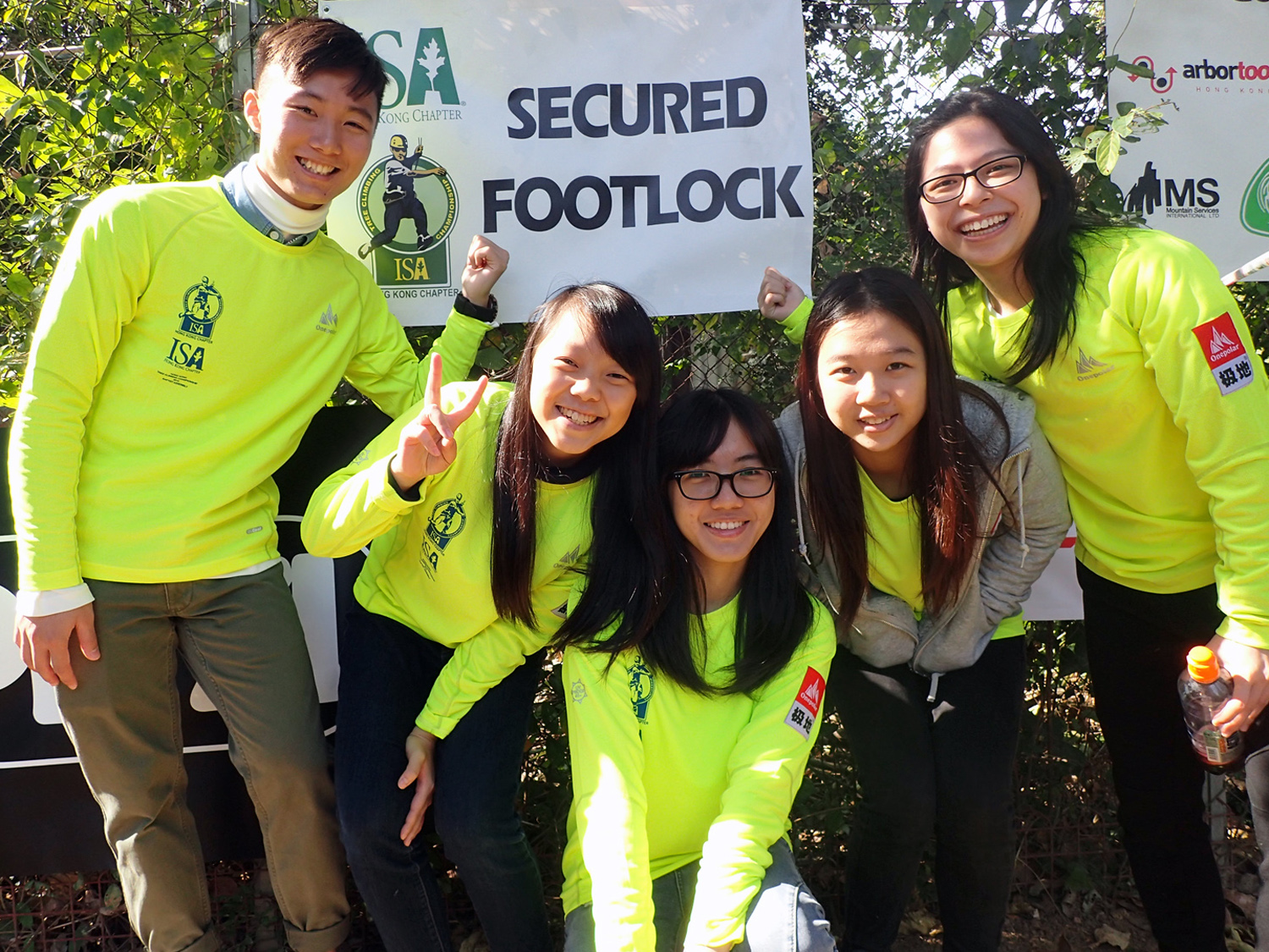 Students also assisted in the Secured Footlock event on that day.