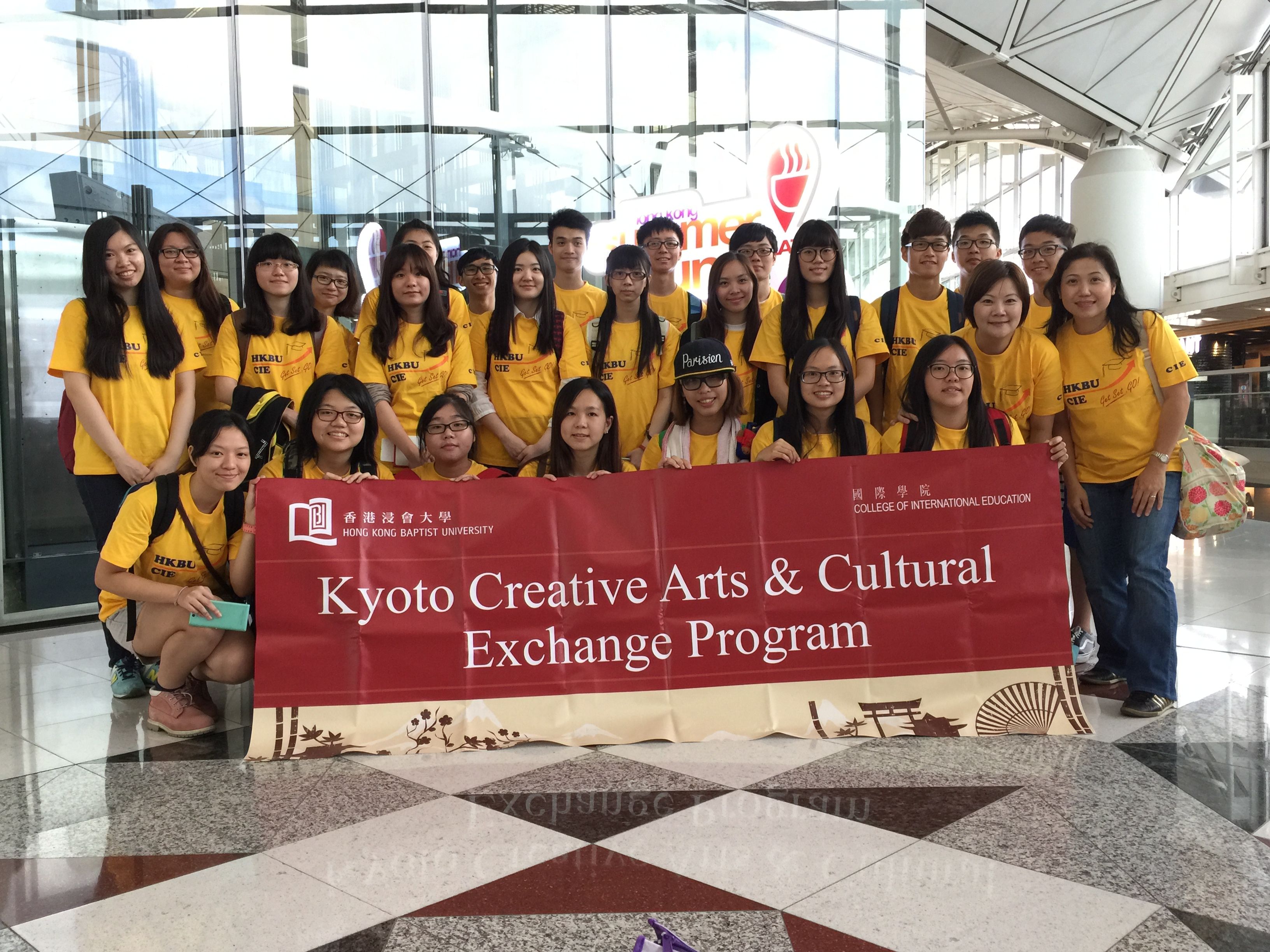 About 100 HKBU CIE students participate in Overseas Cultural Exchange Study Tours and Internship Programme to experience different cultures