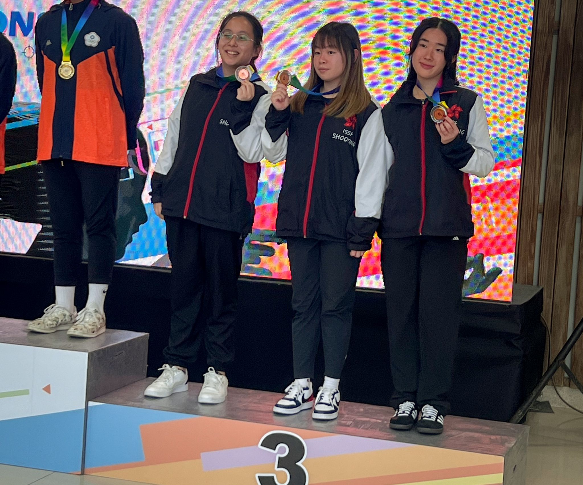 張樂兒同學於第45屆東南亞射擊錦標賽青少年女子10米空氣手槍項目創佳績