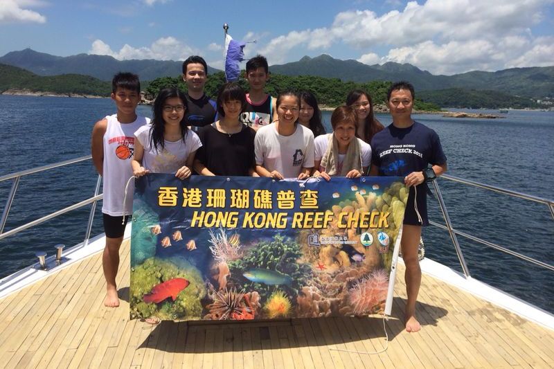 Group Photo of the CIE Reef Check Team