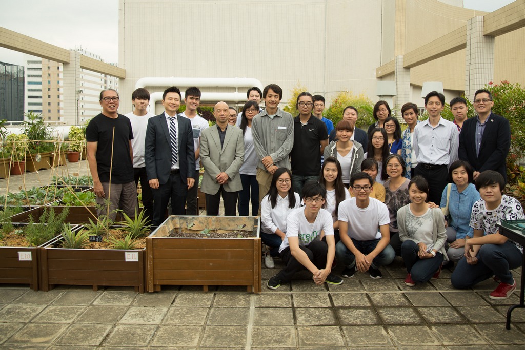 學院希望藉著舉辦「國際學院天台種植計畫」向同學宣揚環保訊息。