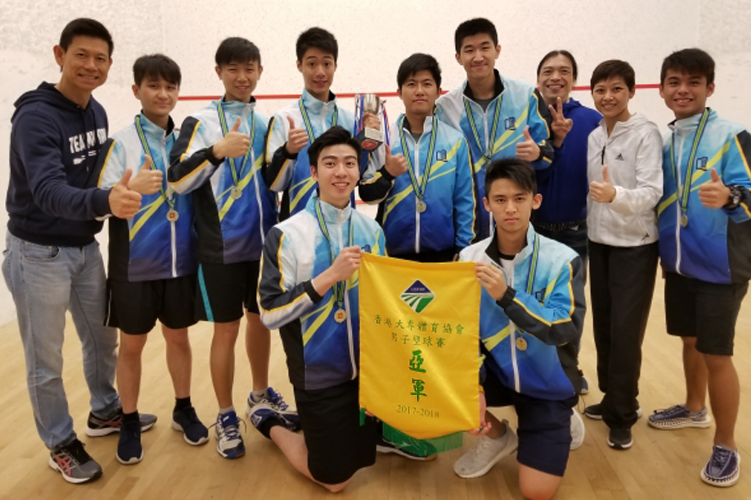 HKBU men’s squash team and taekwondo team perform well in intercollegiate competition