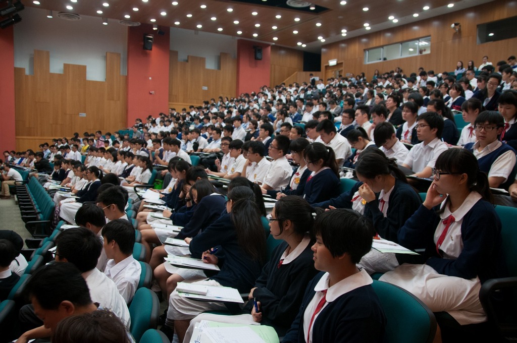 The Grand Final was well-attended by about 500 secondary school students and teachers.