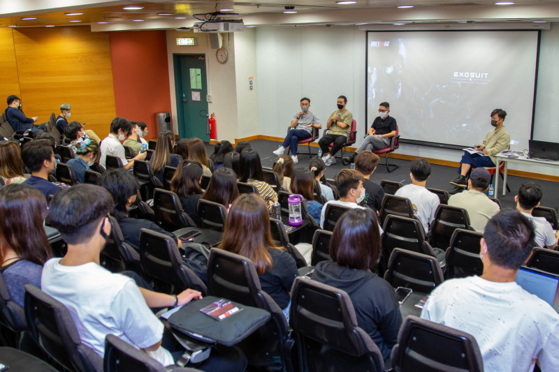 兩位講者暢談香港電影的特技轉變及日後發展。
