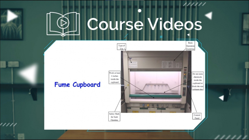 Course videos for learning fundamental science concepts