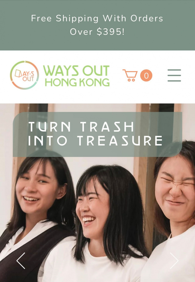 修读副学士(媒体传播) 的关美宝同学选择社企WAYS OUT HONG KONG为决赛宣传讯息的设计对象。