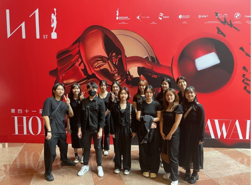 傳理學部同學擔任第41屆香港電影金像獎頒獎典禮後勤支援